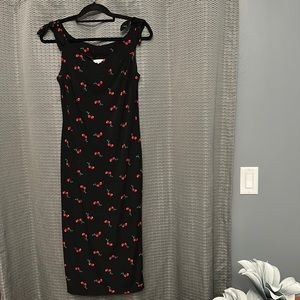 New York & Company Cherry Print Dress